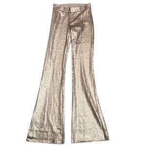 Avenue Montaigne BELLINI F1441 Sequins Flare‎ Pant Women's 0 Party Going Out